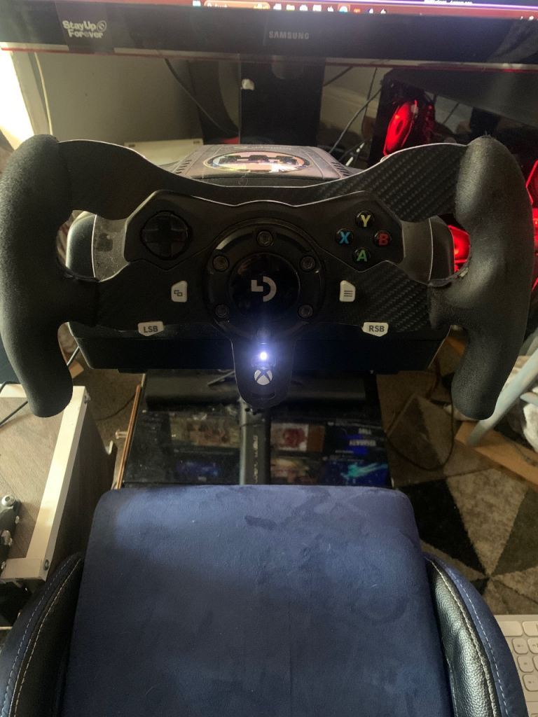 Logitech g920 f1 style wheel , pedals & shifter