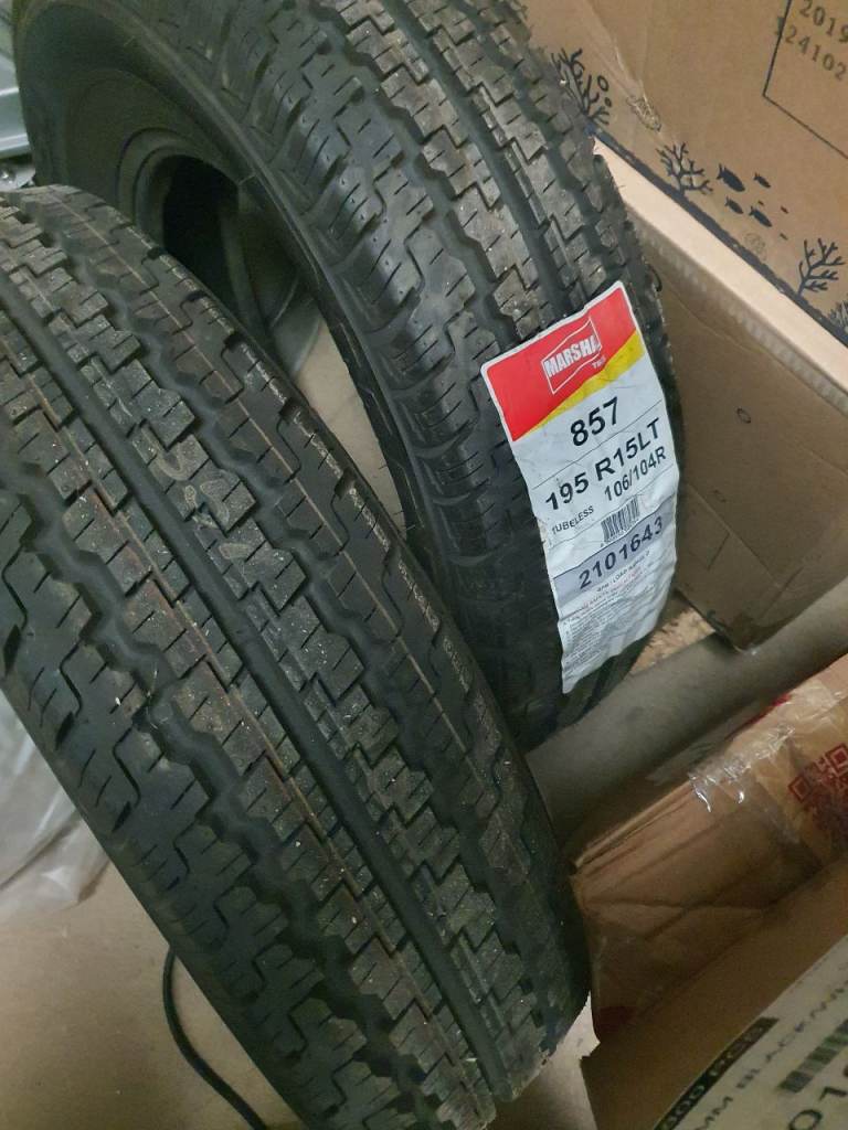 Brand new tyres 195 R 15 £16 each or £30 for 2