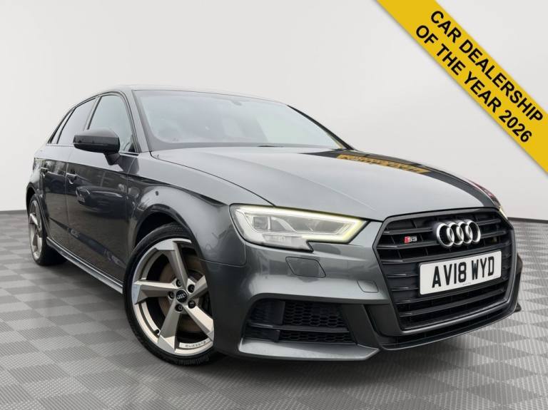 2018 Audi S3 2.0 TFSI Black Edition Sportback 5dr Petrol S Tronic quattro Euro 6 (s/s) ( Hatchbac...