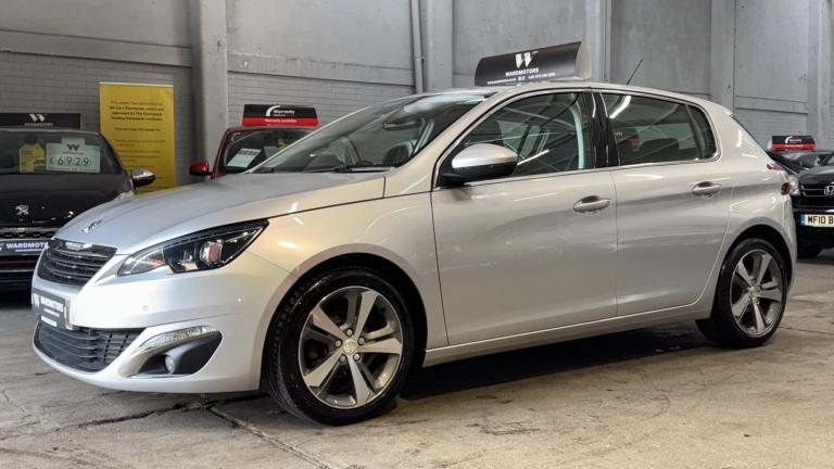 PEUGEOT 308 1.2 PureTech Allure Silver 5dr 1 KEEPER+SATNAV+7 STAMPS 2017