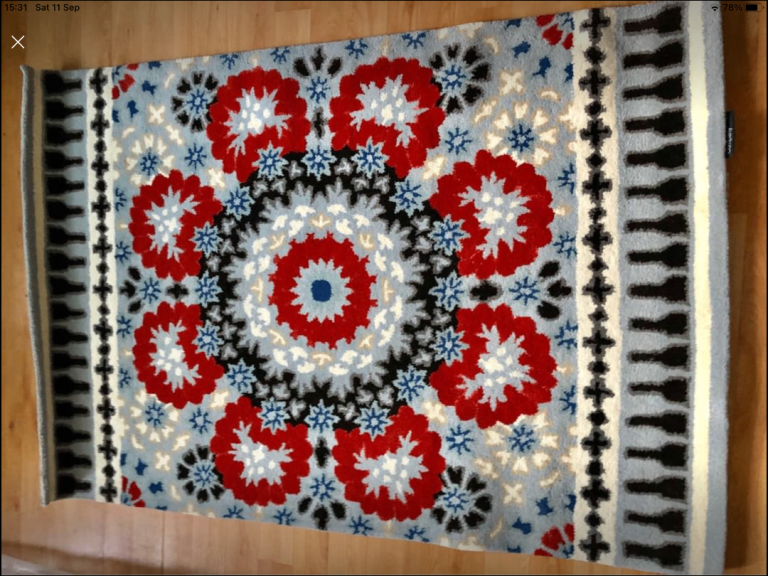 Brand new Nordic rug size 120 cm x 170 cm. 