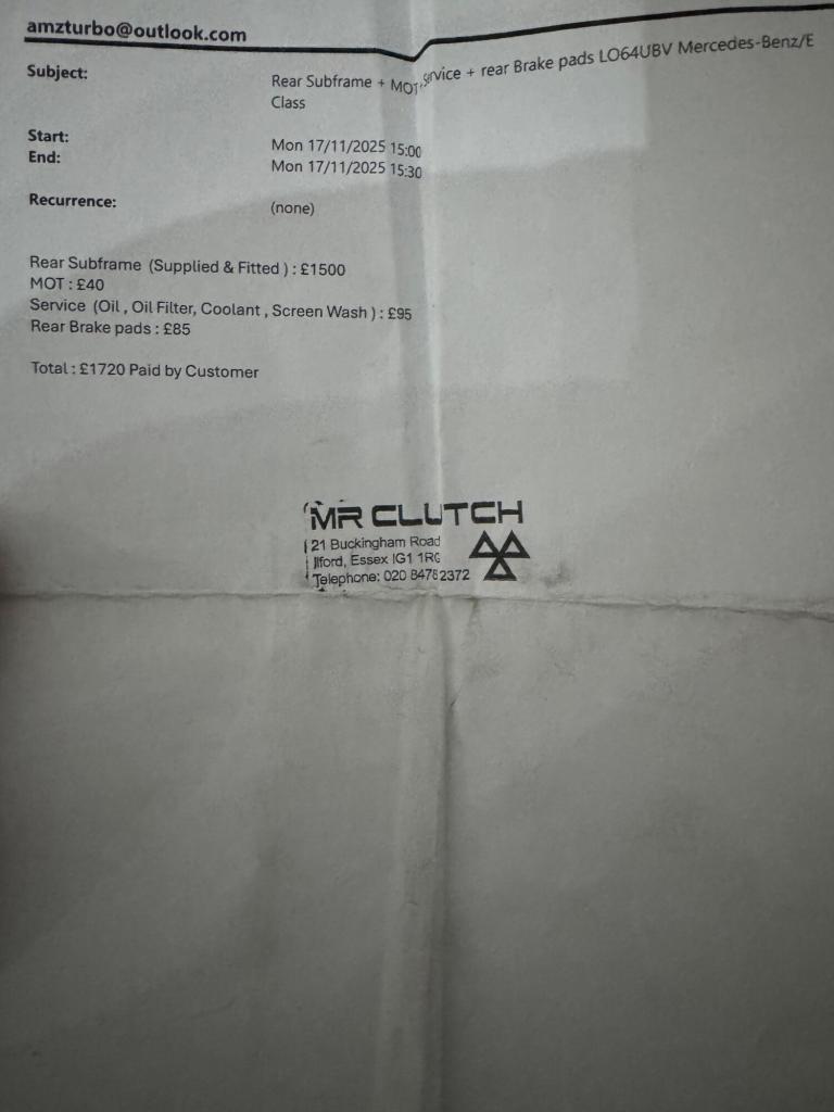 2015 Mercedes-Benz E Class E220 BlueTEC SE 4dr 7G-Tronic SALOON DIESEL Automatic