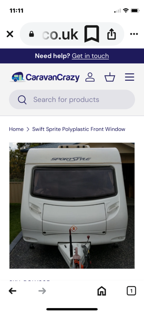 2008 sprite alpine 4berth fixed bed