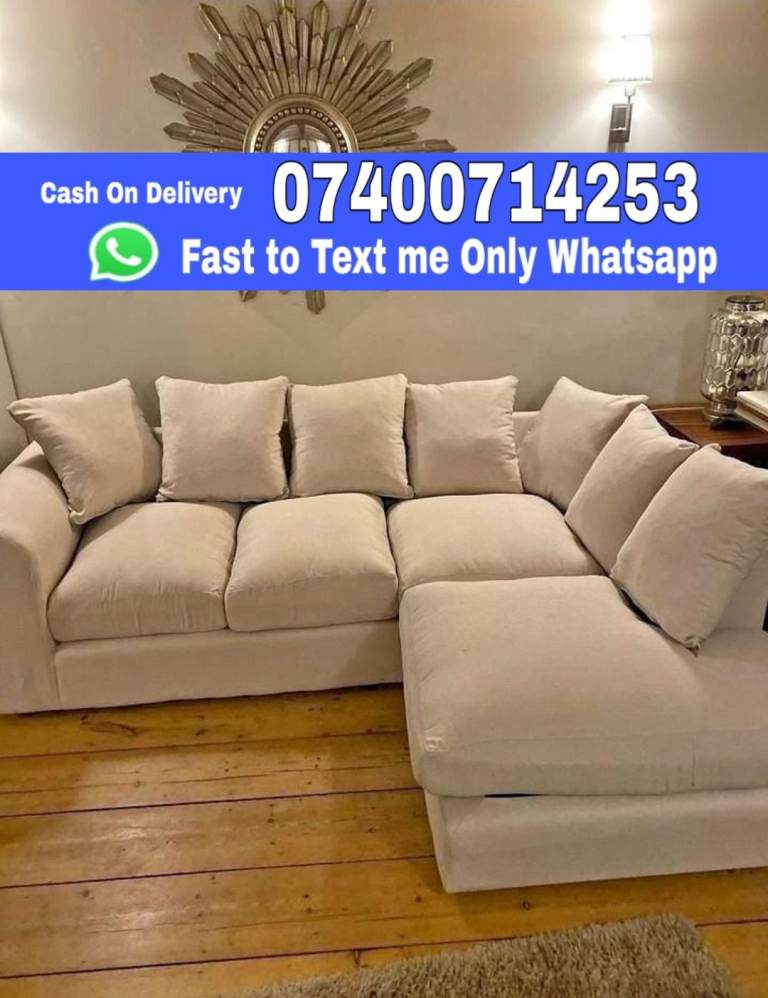 2025 in Stock! On 3 seater and 2 Seater L-Shape Corner Sofa For Sale ...