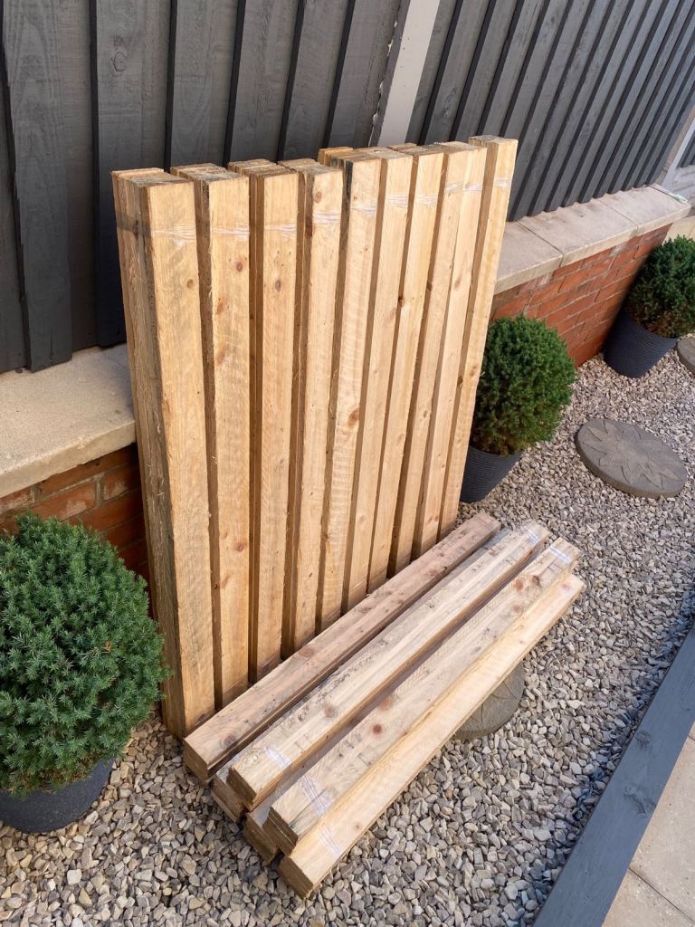 Timber   | garden | fence | diy | slats |cheap | wood