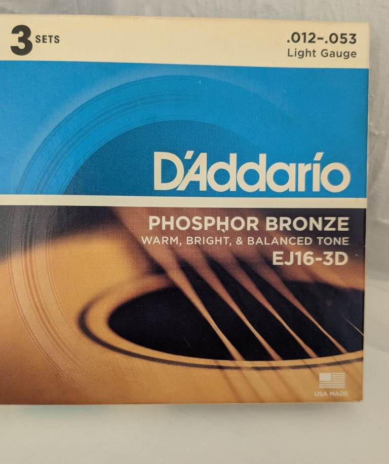 D'Addario Phospor Bronze Bronze guitar  strings 