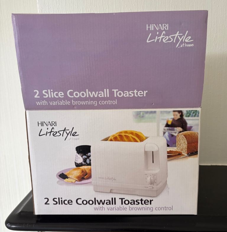 Hinari Lifestyle 2 Slice Coolwall Toaster – New in Box