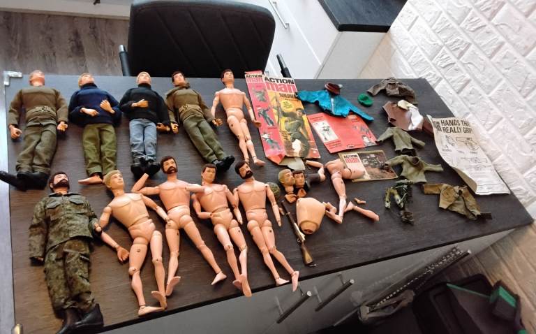 Vintage action man job lot 
