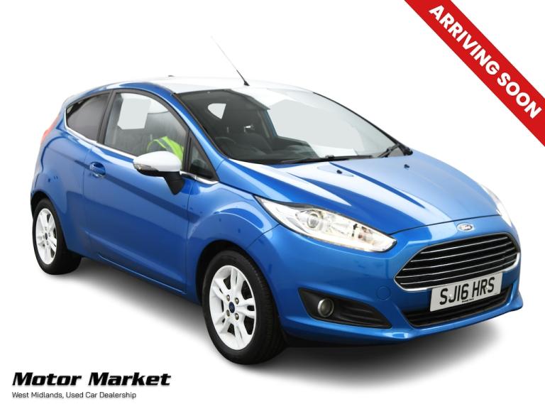 2016 Ford Fiesta 1.25 82 Zetec Blue 3dr HATCHBACK Petrol Manual