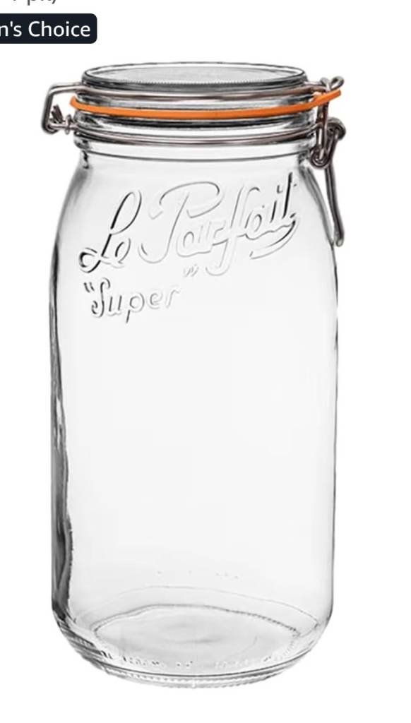 Large Storage Jars Le Parfait 3lts