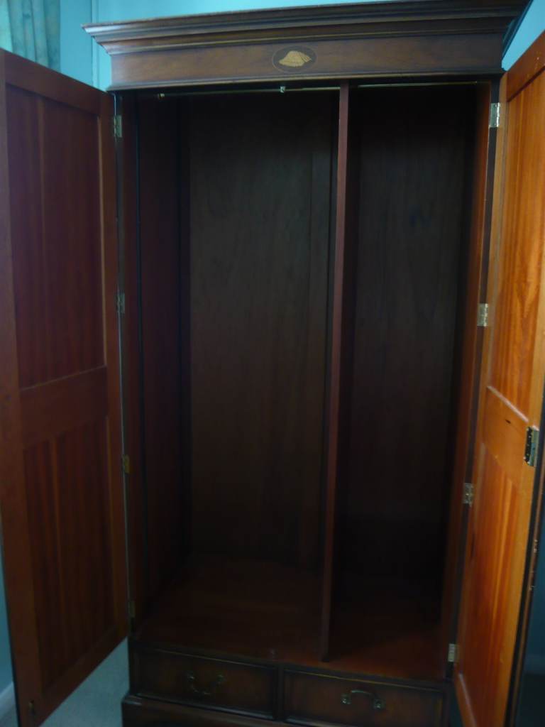 Wooden wardrobe