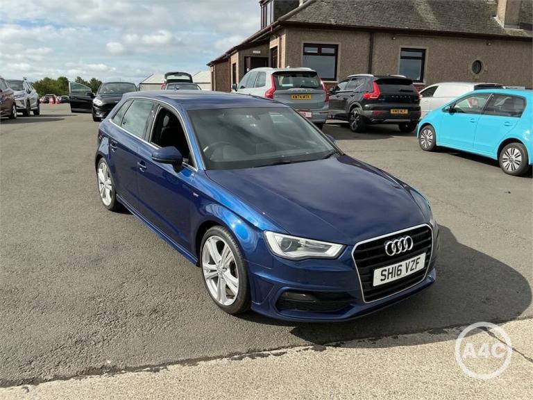 2016 Audi A3 1.6 TDI 110 S Line 5dr [Nav] HATCHBACK Diesel Manual