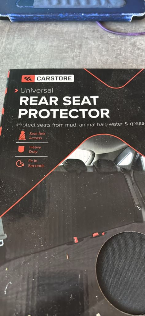 Rear seat cover new and boxed universal size £3