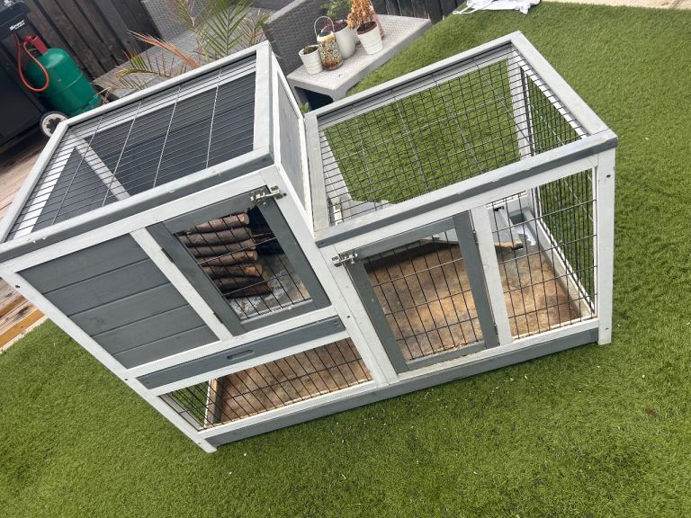 Rabbit or Guinea Pig 2 tier large hutch