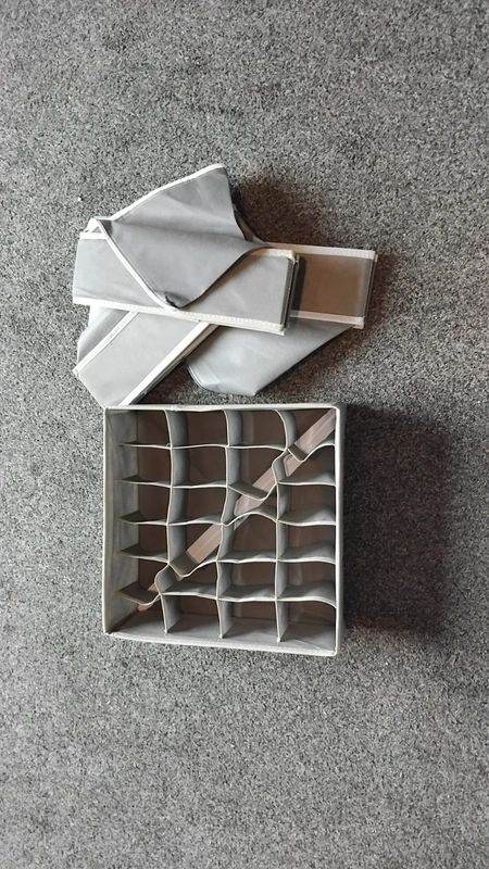 Adjustable Drawer Dividers and 6 Drawer Organisers