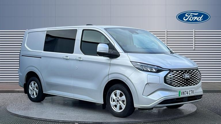 2024 Ford Transit Custom E-320 L1 Rwd 100kW 65kWh H1 Double Cab Van Limited Auto Crew Bus Electri...