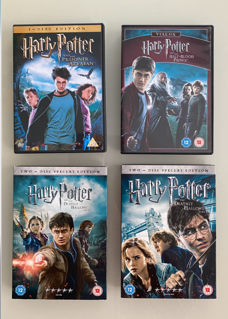 Harry Potter DVD Collection - 4 Films, Excellent Condition