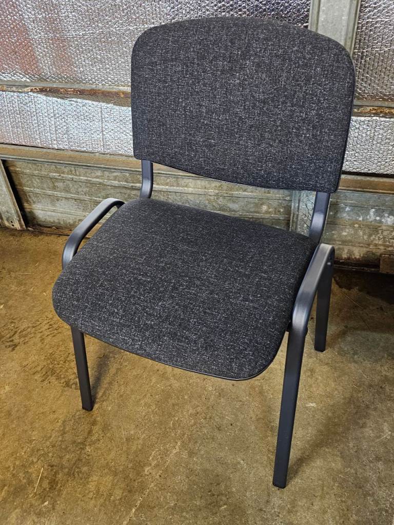 Grey reception office chair seat christmas seating waiting room