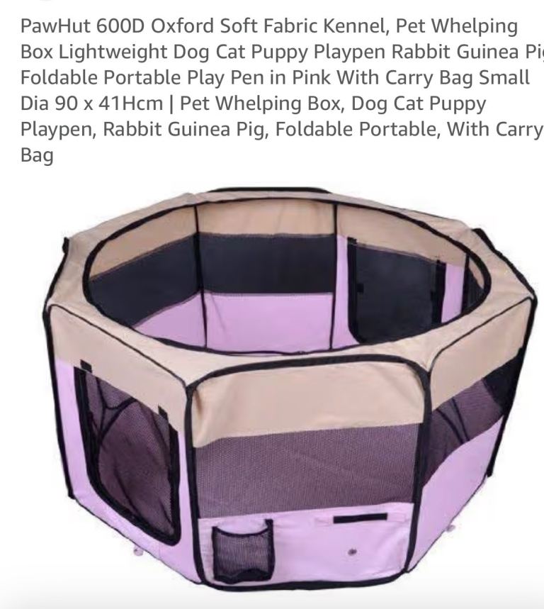 Kitten or cat pen