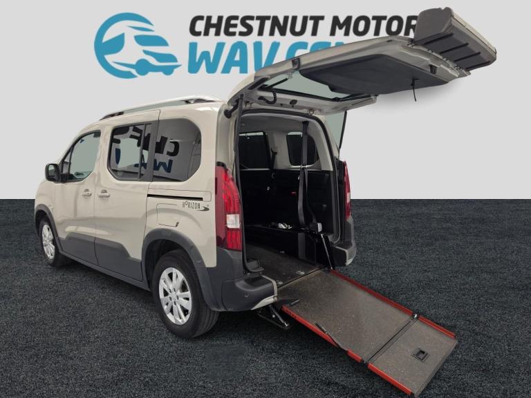 Peugeot Rifter WAV Wheelchair Access 1.5 Diesel 3 Seats Manual Beige 2022 No VAT