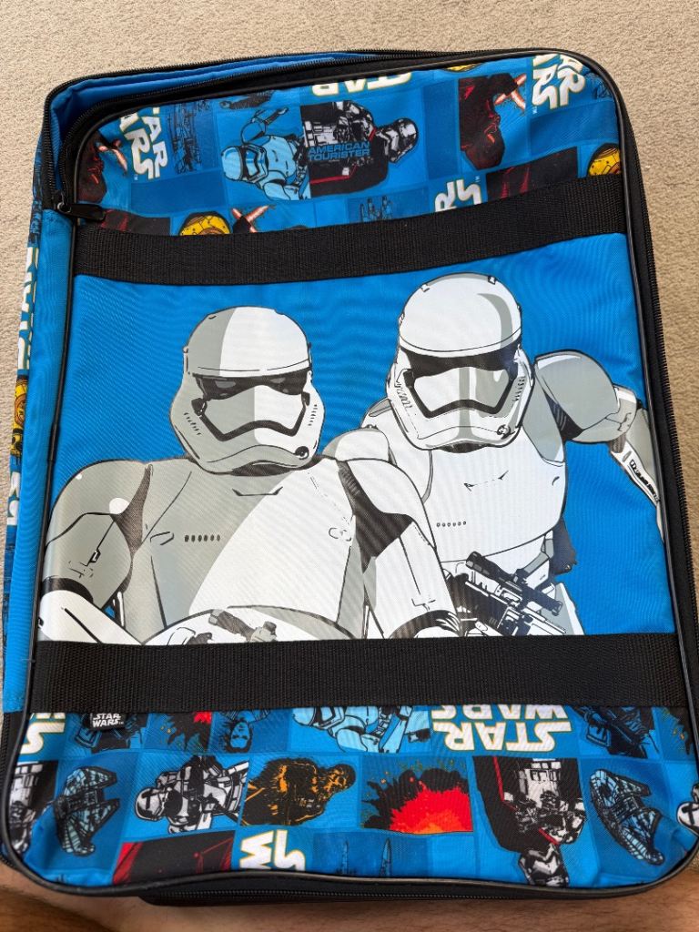 American Tourister Star Wars Kids Suitcase - Blue, Good Condition