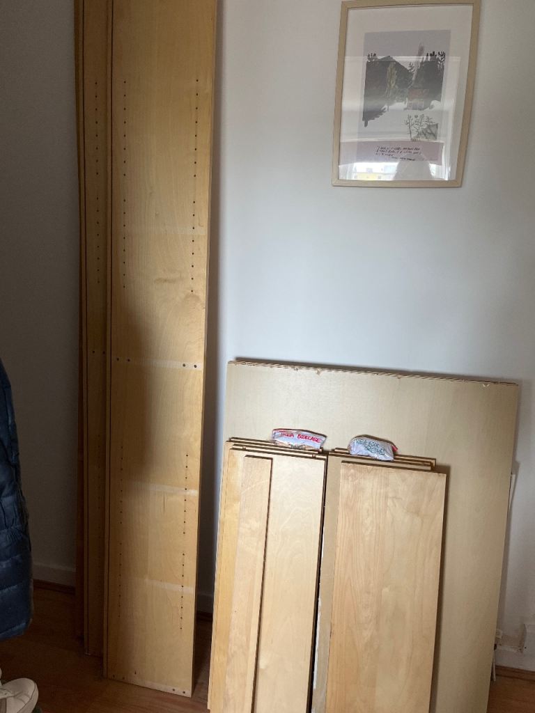 Two IKEA Billy Bookcases 