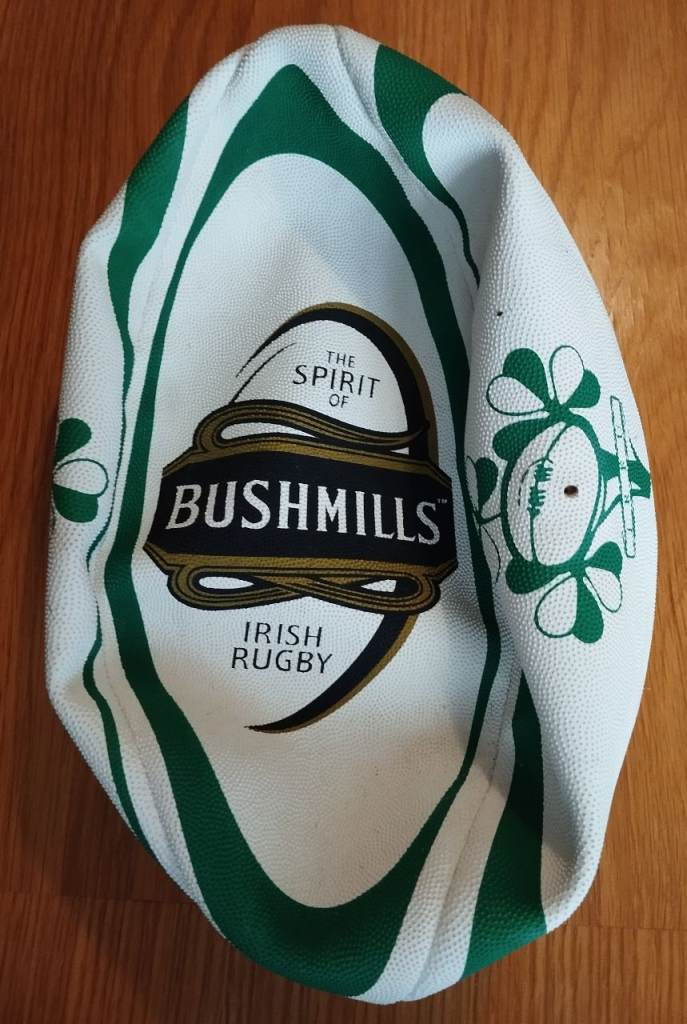 Bushmills Irish Rugby Ball - Pub Stuff / Man Cave 