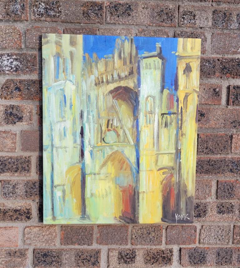 **£35** York framed painting  47cm X 57.5cm