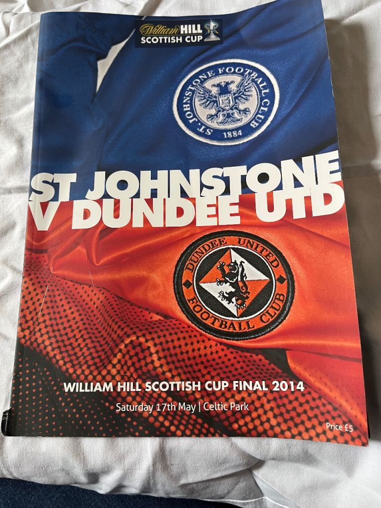 William Hill Scottish Cup Final 2014 Programme – St Johnstone v Dundee Utd