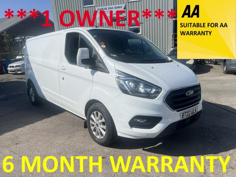 2022 Ford Transit Custom 2.0 EcoBlue 130ps Low Roof Limited Van PANEL VAN Diesel Manual