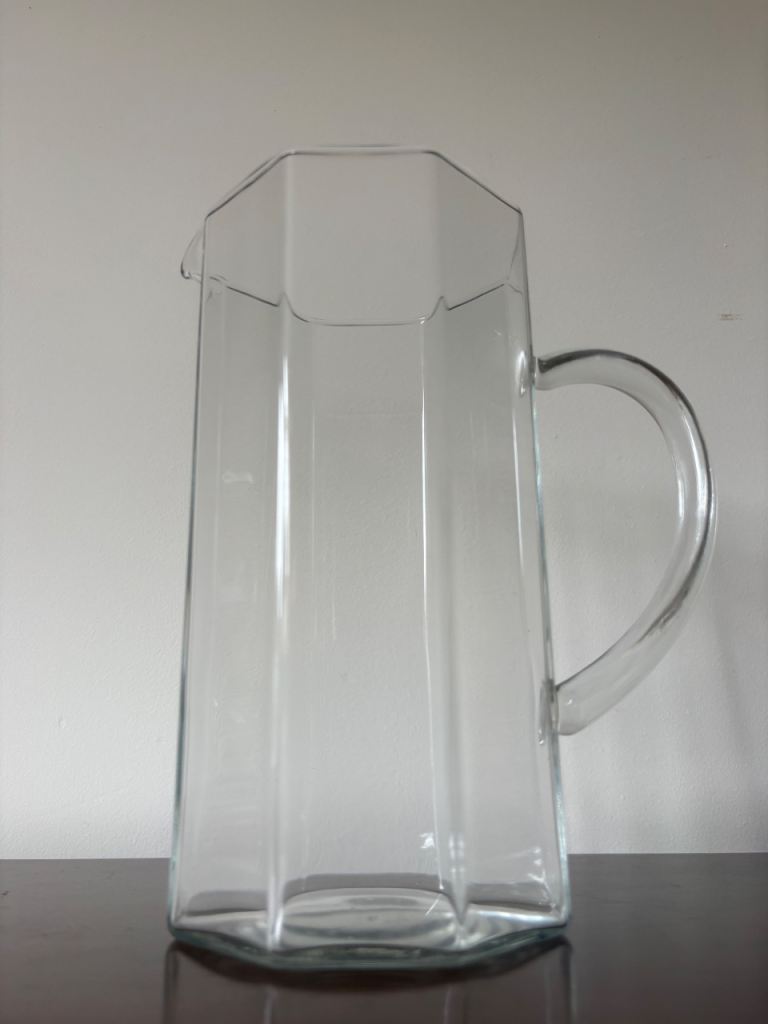 Vintage, Luminarc Octime glass Jug - Pitcher. Made in France 🇫🇷