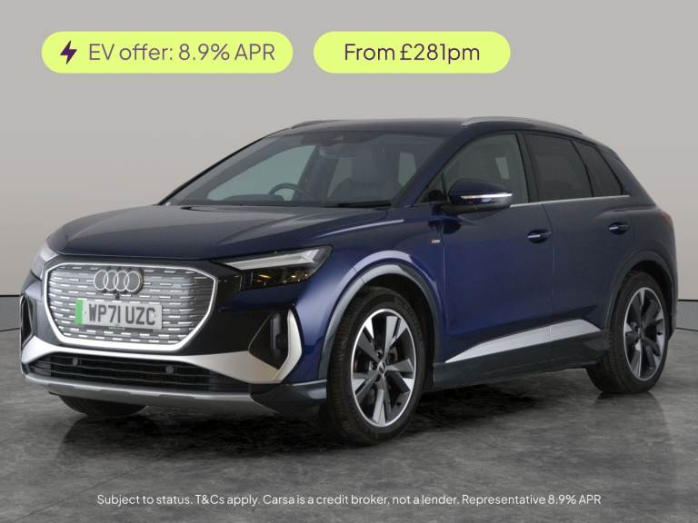 2022 Audi Q4 e-tron 40 S line SUV 5dr Electric Auto 82kWh (204 ps) - LED - HEATED SEATS - LANE  S...