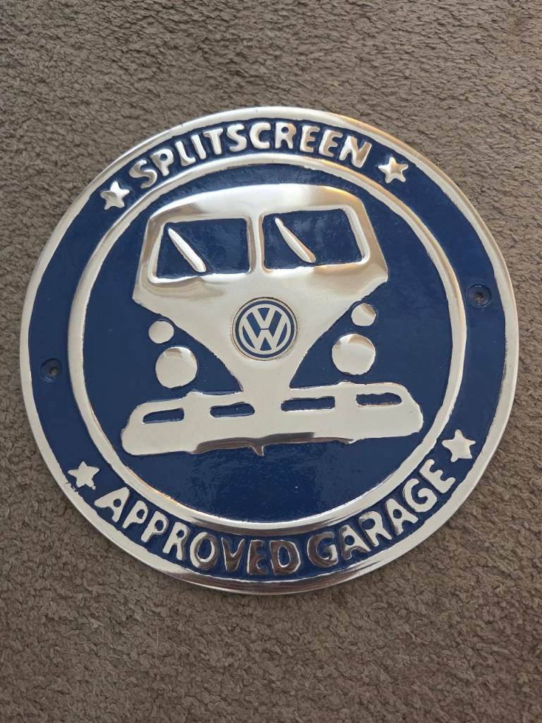 Volkswagen camper split screen ceramic sign