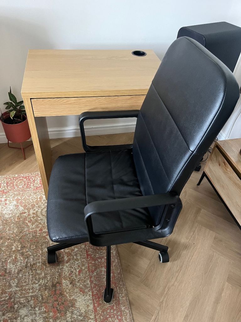 Ikea desk and chair office set. 