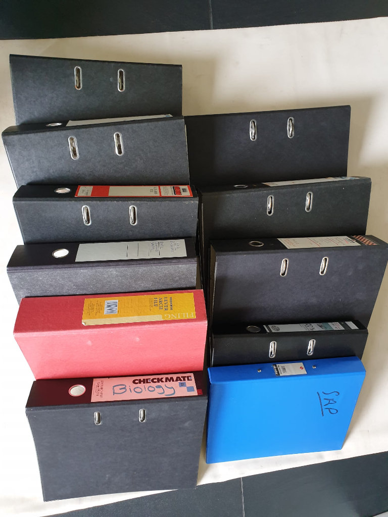 11 x A5 Lever Arch Folders