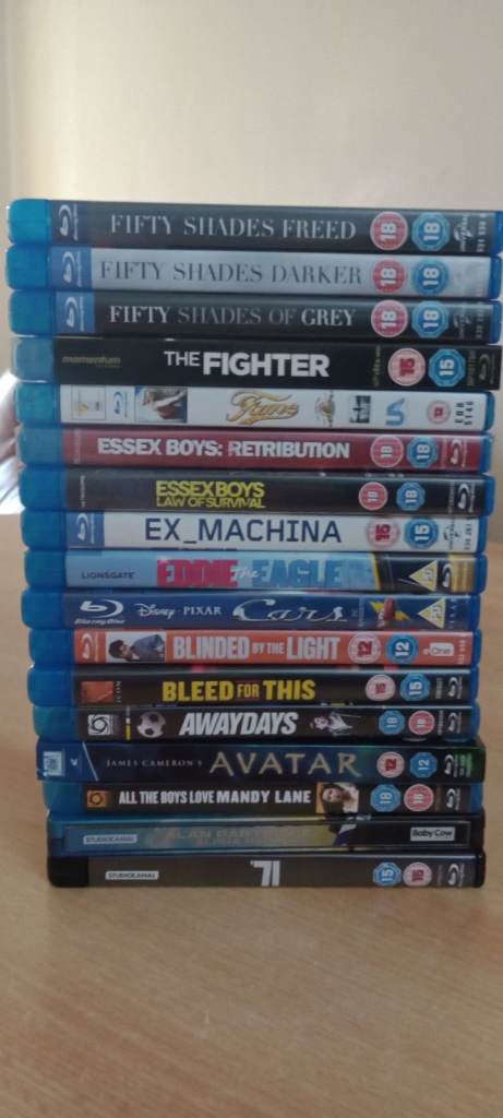 Various Blu Ray Films. Brand New. £1 Each 