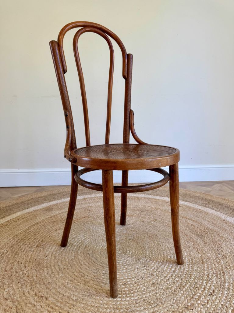Vintage Bentwood Thonet bistro chair late 19th century 