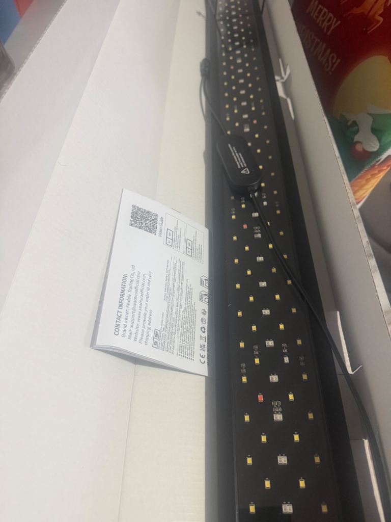 SEAOURA WRB LED Aquarium Light 120-137cm Freshwater Tank SR-653, Full Spectrum for Plants