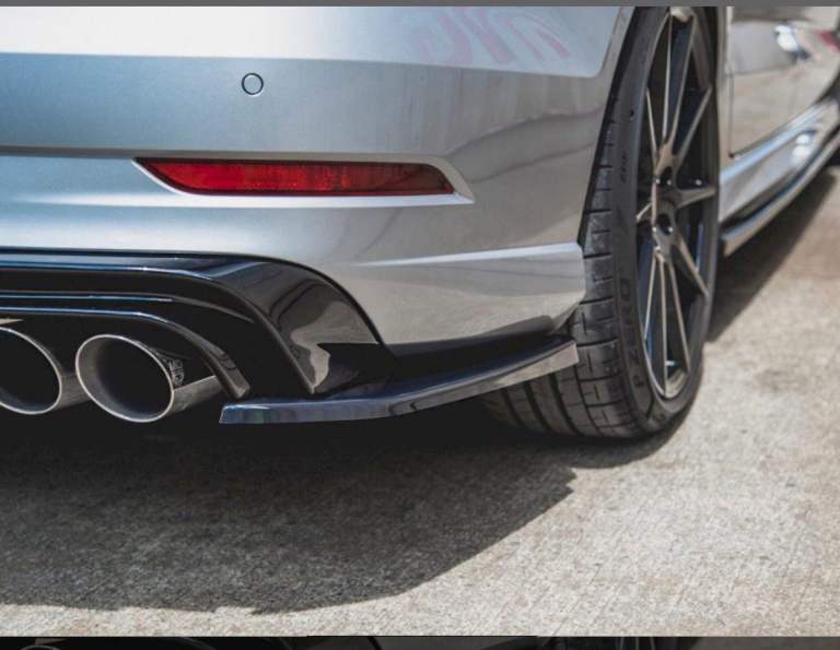 Audi A3/S3 rear side splitters 