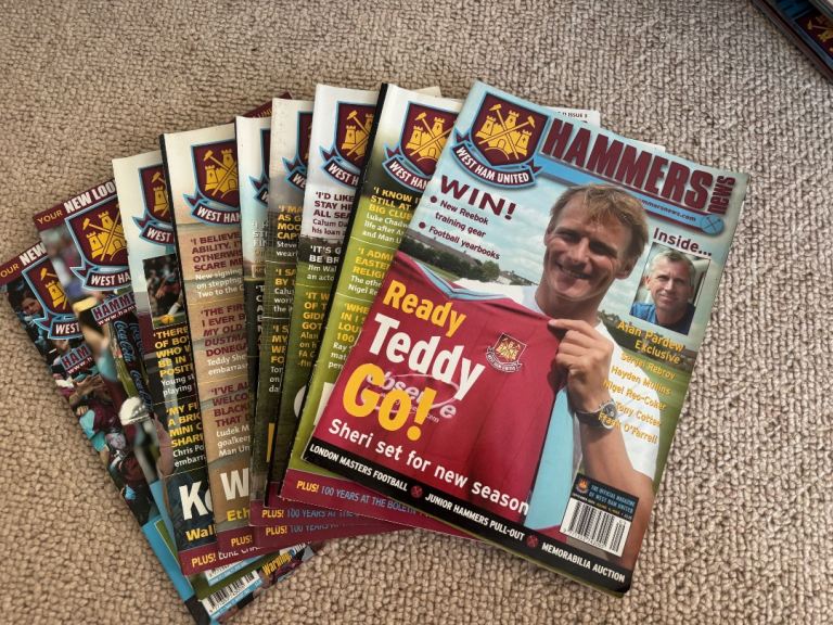 West Ham - Hammers Magazines