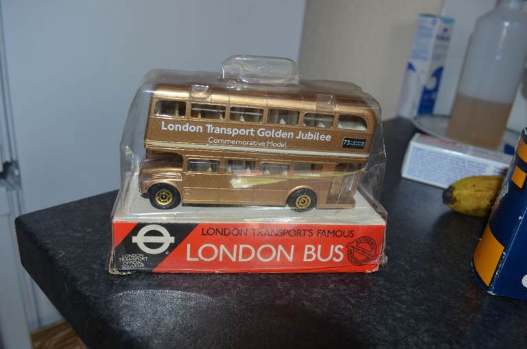 London Transport Golden Jubilee Commemorative Model Bus RARE VERSION 