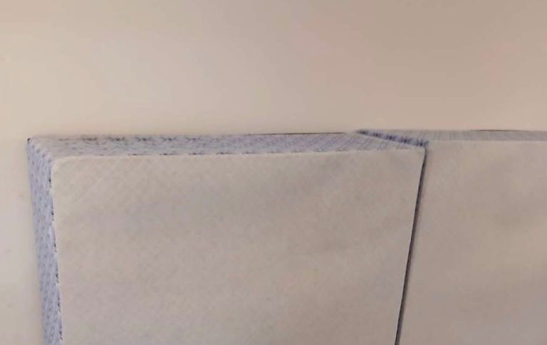 Double bed base and mattress 