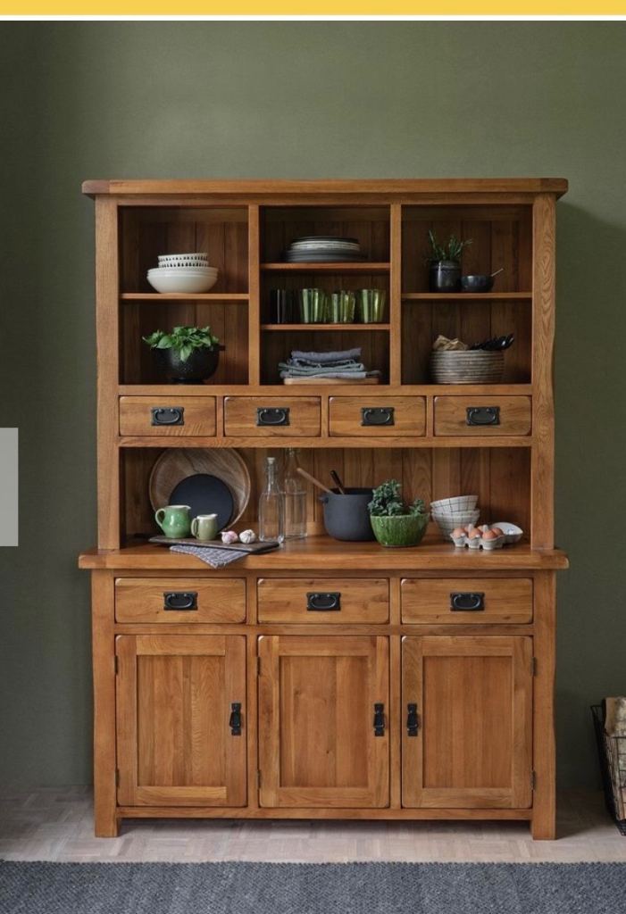 Rustic Oak Dresser from Oak Furniture Land Possible Delivery H 190 x W ...