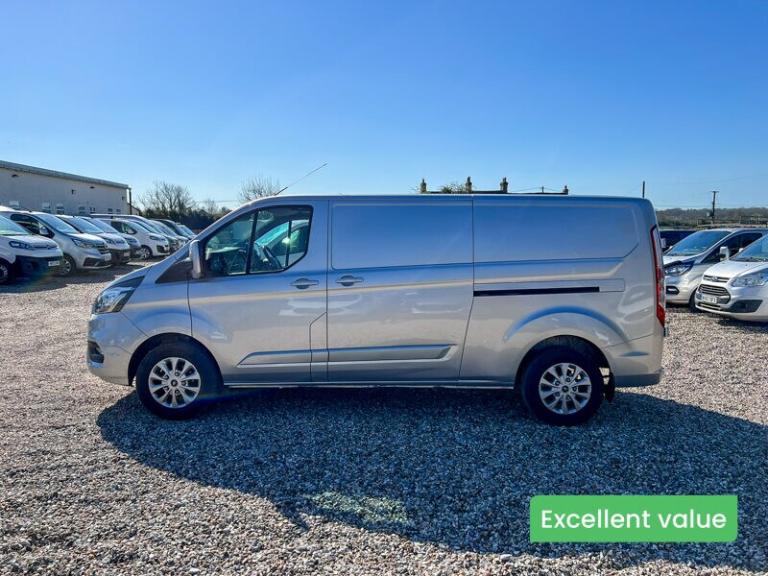2021 Ford Transit Custom LWB L2H1 Low Roof Limited 300 Air Con Sensors EURO 6 NO VAT Panel Van Di...