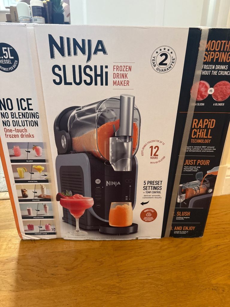 Brand New Ninja Slushi Frozen Drink Maker - Unused in Box
