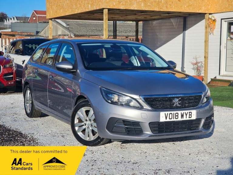 2018 Peugeot 308 SW 1.2 PureTech Active Manual 5Spd Euro 6 (s/s) 5dr ESTATE Petrol Manual