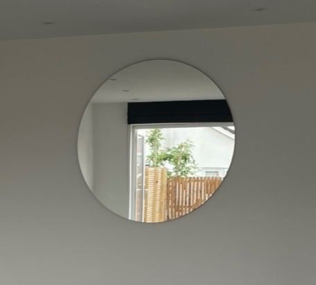 £100 IF GONE TODAY - John lewis scandi 120cm round mirror