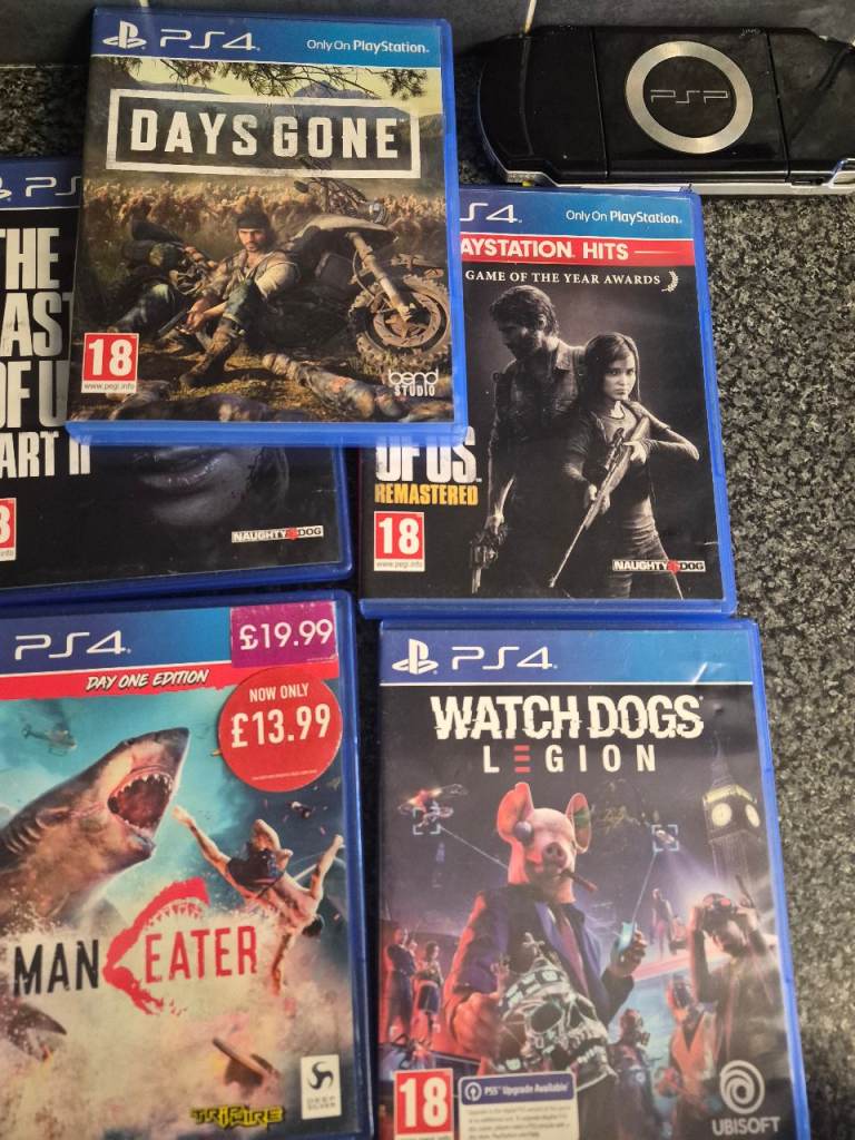 5 ps4 games