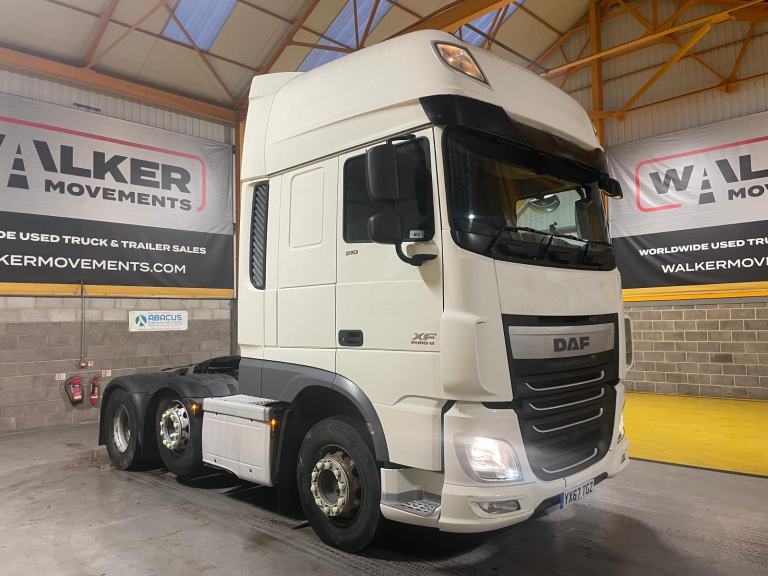 DAF XF106 510 SUPERSPACE *EURO 6* 6X2 TRACTOR UNIT – 2017 – YX67 TGZ