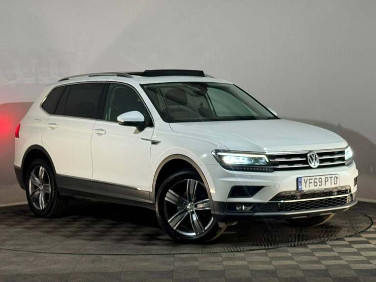 WHITE 2019 69 VOLKSWAGEN TIGUAN ALLSPACE SEL TDI 2.0 DIESEL AUTOMATIC 7 SEATER